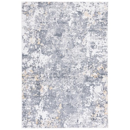 Safavieh 7 x 7 ft. Toscana Square Power Loomed Rug Ivory & Dark Grey TOS674A-7SQ
